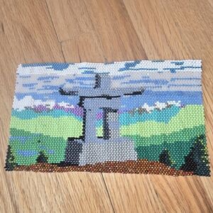 Colorful Beaded Landscape Art